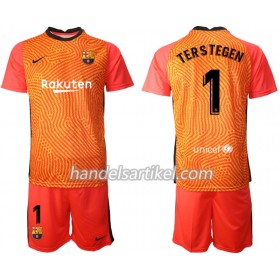 FC Barcelona Torwart TER Stegen 1 Kinder Trikotsatz 2020/21 M003  Kurzarm (+ Kurze Hosen)